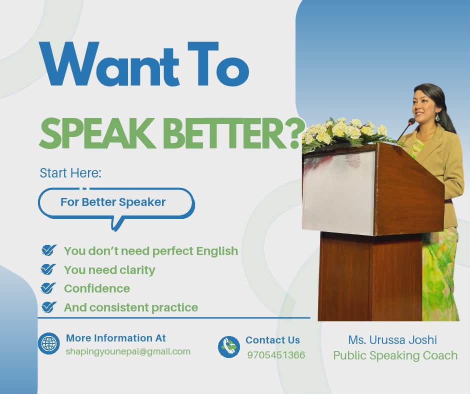 Public Speaking Masterclass with Coach Urussa Joshi Amatya
