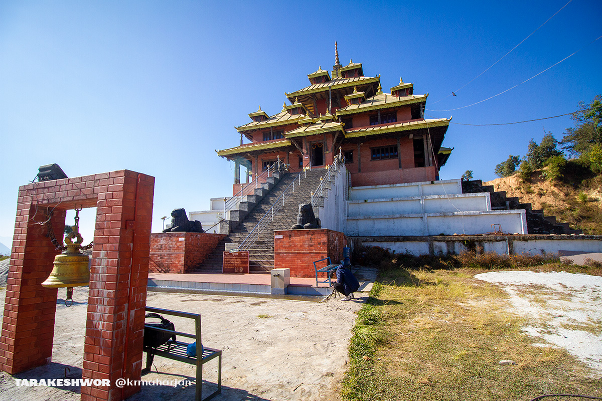 Bhuwaneshwori Temple front view